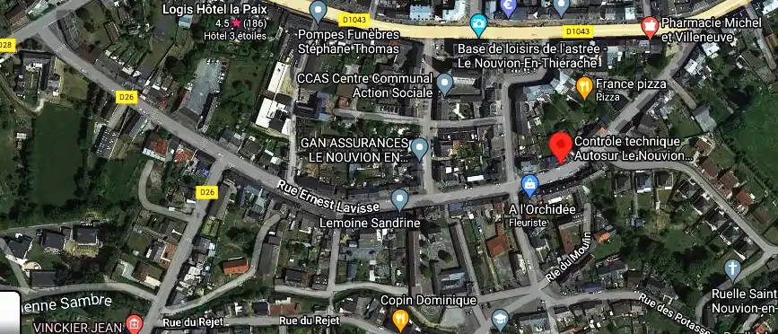 Prix contrôle technique à Le Nouvion-en-Thiérache