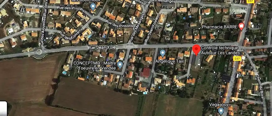 Prix contrôle technique à Les Landes-Genusson