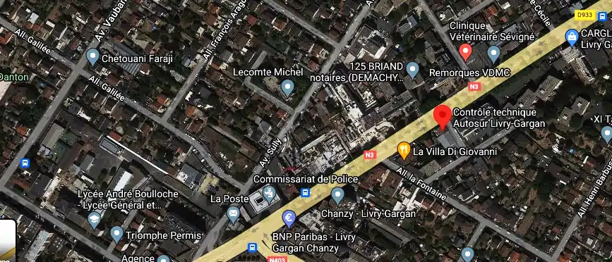 Prix contrôle technique à Livry-Gargan