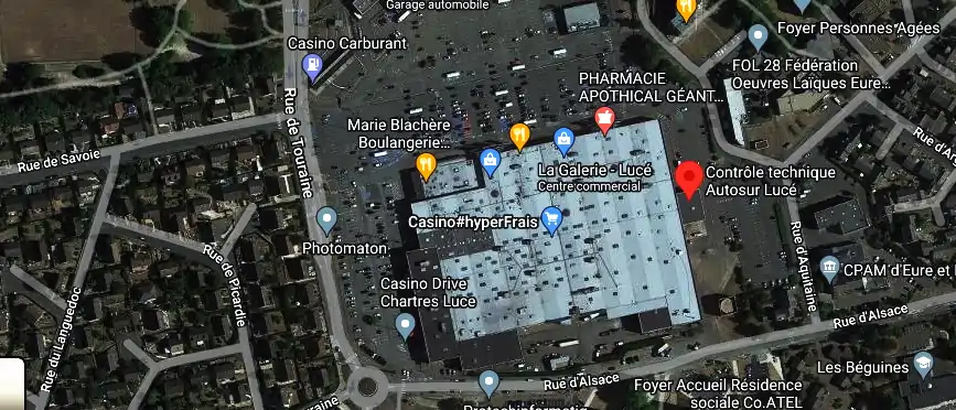 Prix contrôle technique à Lucé