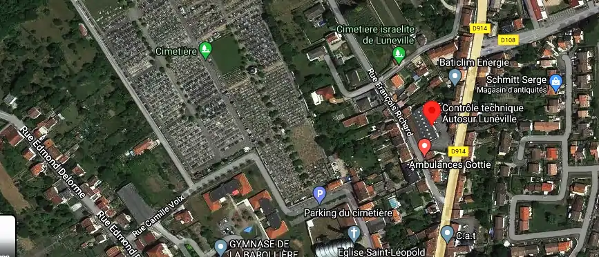 Prix contrôle technique à Lunéville