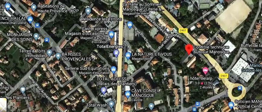 Prix contrôle technique à Manosque