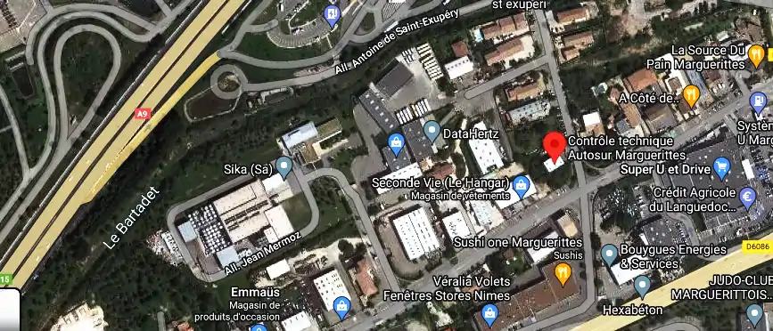 Prix contrôle technique à Marguerittes