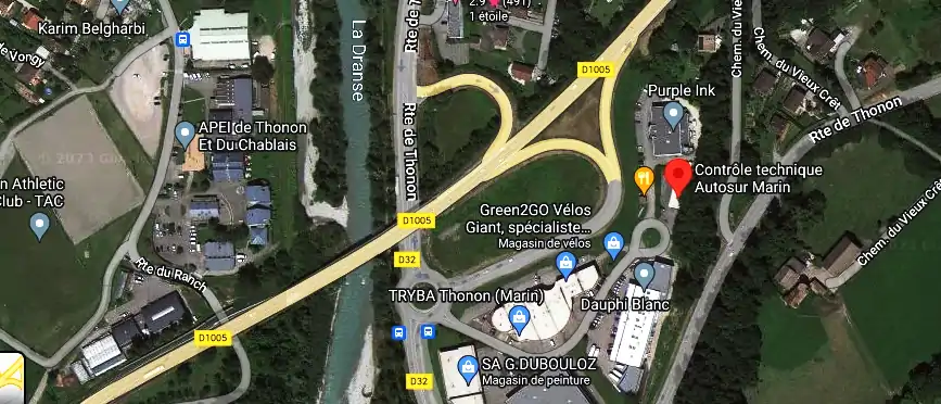 Prix contrôle technique à Marin