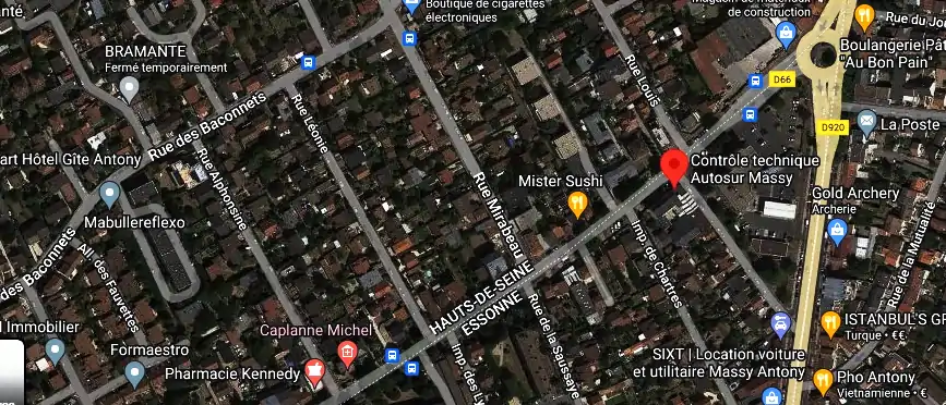 Prix contrôle technique à Massy