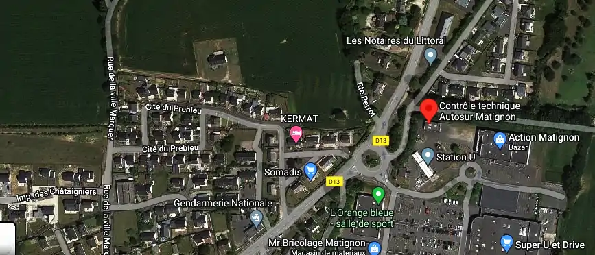 Prix contrôle technique à Matignon