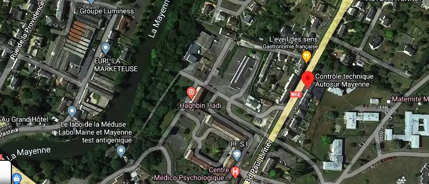 Prix contrôle technique à Mayenne