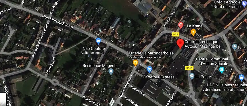 Prix contrôle technique à Mazingarbe