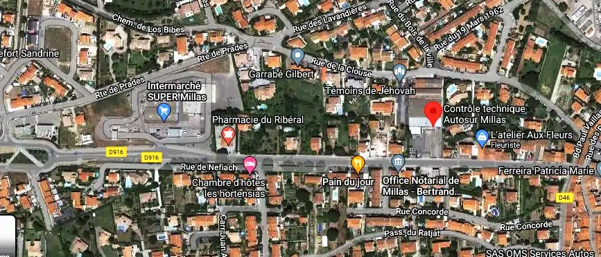 Prix contrôle technique à Millas