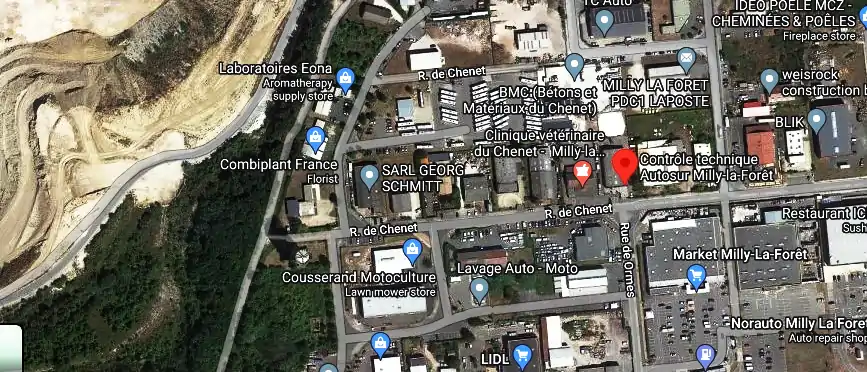Prix contrôle technique à Milly-la-Forêt