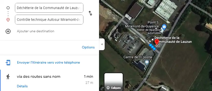 Prix contrôle technique à Miramont-de-Guyenne