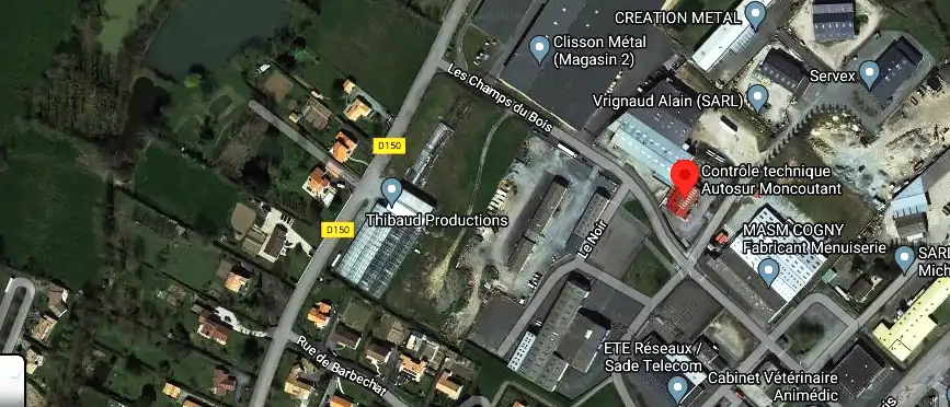 Prix contrôle technique à Moncoutant