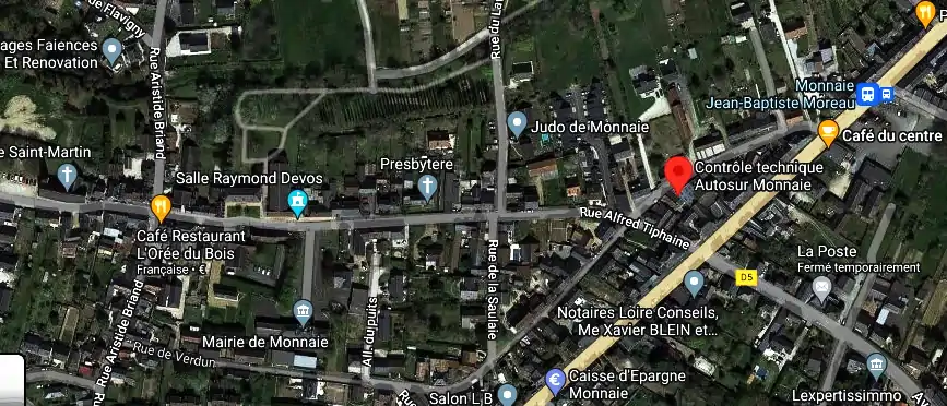 Prix contrôle technique à Monnaie