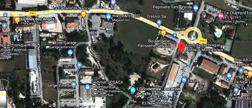 Prix contrôle technique à Montauroux