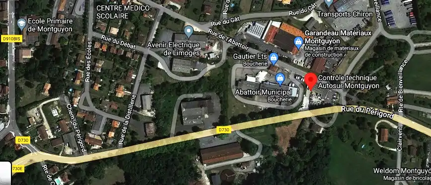 Prix contrôle technique à Montguyon