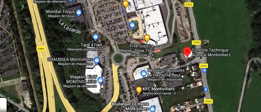 Prix contrôle technique à Montivilliers