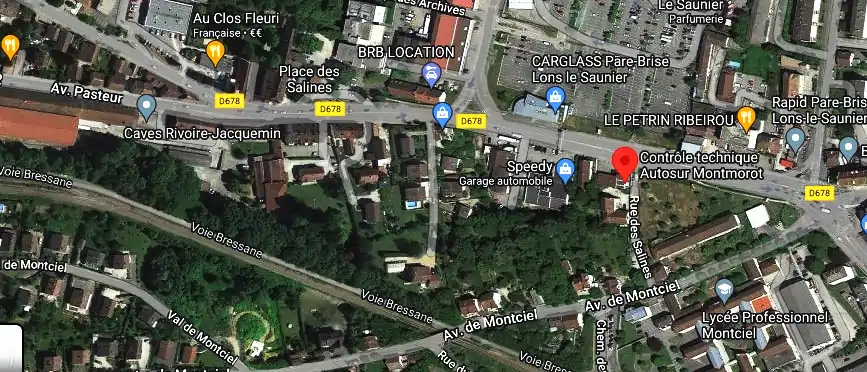 Prix contrôle technique à Montmorot