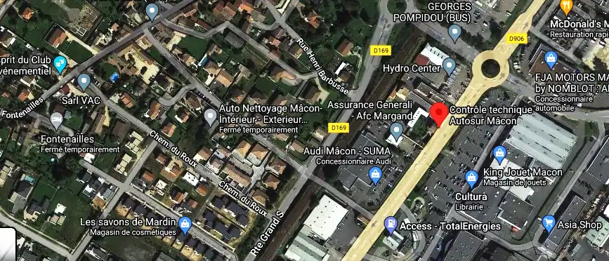 Prix contrôle technique à Mâcon