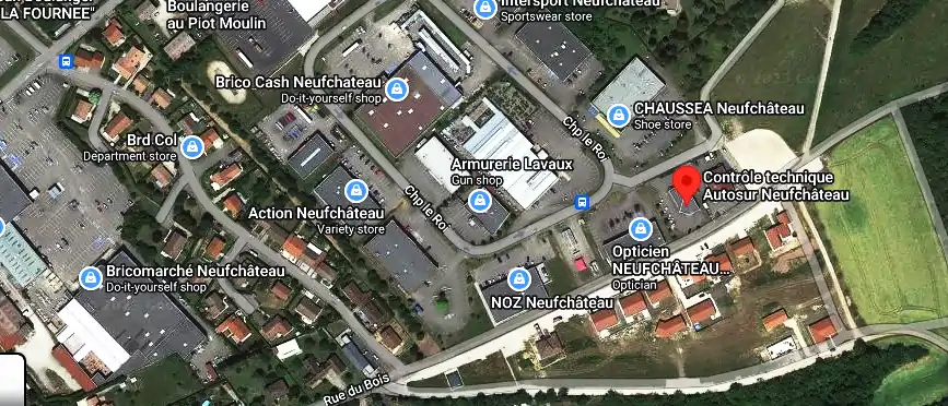 Prix contrôle technique à Neufchâteau