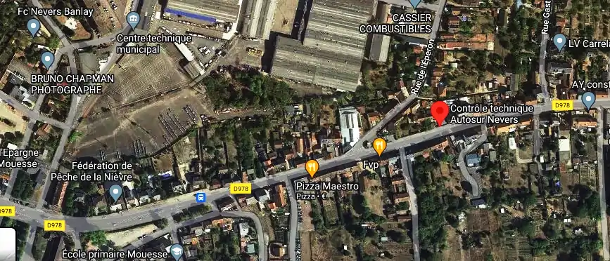 Prix contrôle technique à Nevers