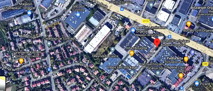 Prix contrôle technique à Orgeval