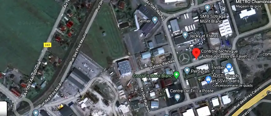 Prix contrôle technique à Passy Le Fayet