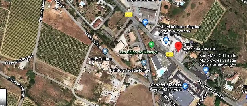 Prix contrôle technique à Peyriac-Minervois
