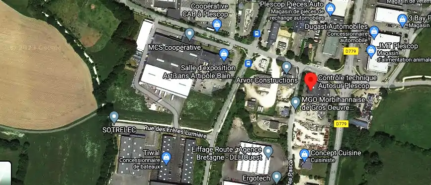 Prix contrôle technique à Plescop