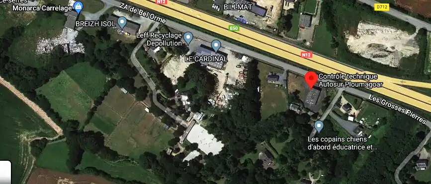 Prix contrôle technique à Ploumagoar