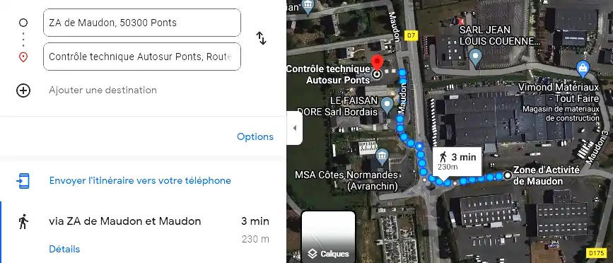 Contrôle technique Autosur Ponts à Ponts