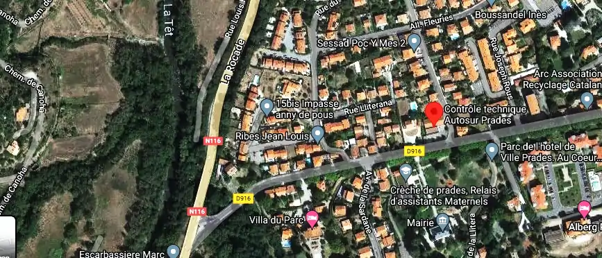 Prix contrôle technique à Prades