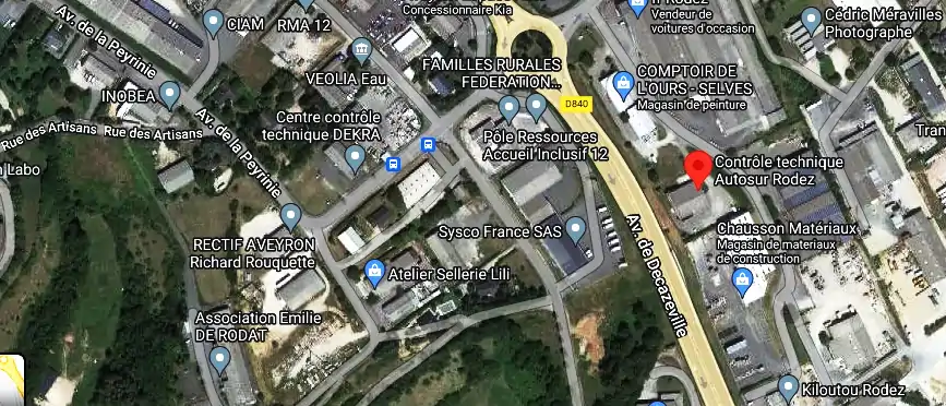 Prix contrôle technique à Rodez