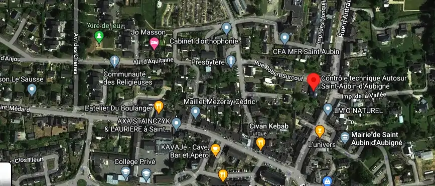 Prix contrôle technique à Saint-Aubin-d'Aubigné