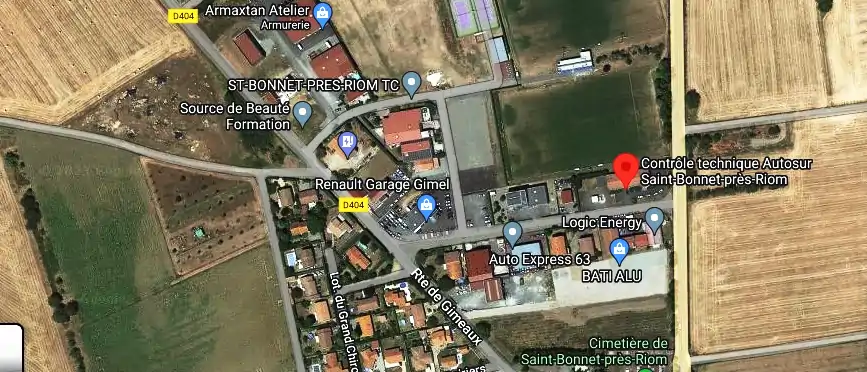 Prix contrôle technique à Saint-Bonnet-prés-Riom