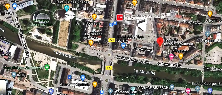 Prix contrôle technique à Saint-Dié-des-Vosges