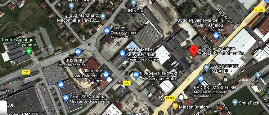 Prix contrôle technique à Saint-Marcellin