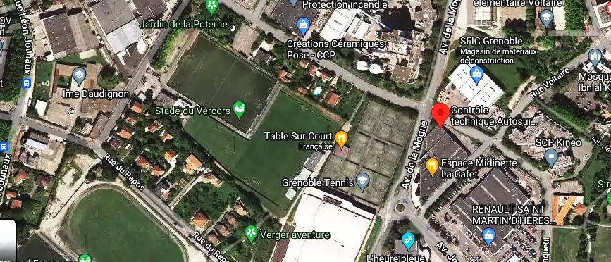 Prix contrôle technique à Saint-Martin-d'Hères