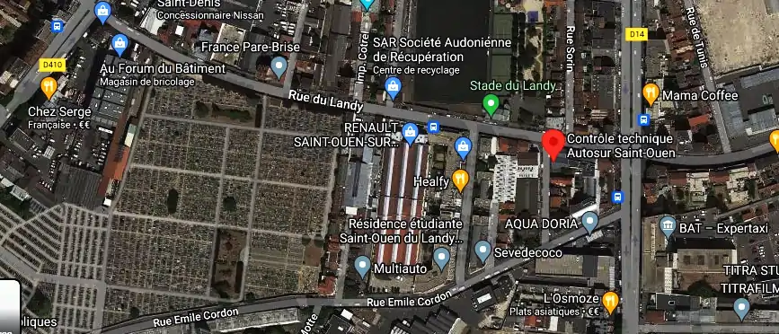 Prix contrôle technique à Saint-Ouen-sur-Seine