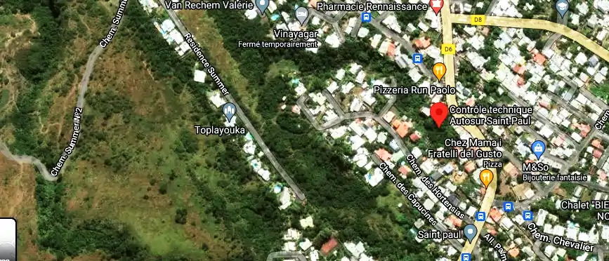 Prix contrôle technique à 120 Rue Raphaël Barquissau, St Paul 97460, La Réunion