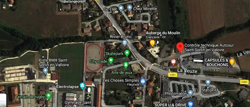 Prix contrôle technique à Saint-Sorlin-en-Valloire