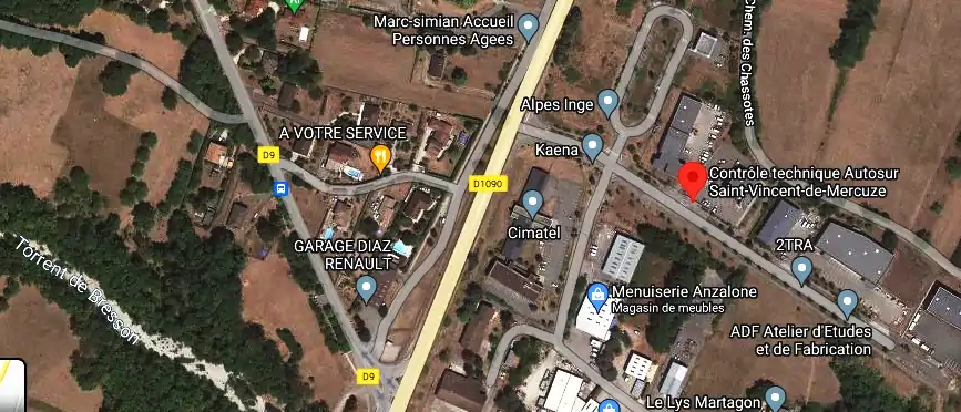 Prix contrôle technique à Saint-Vincent-de-Mercuze