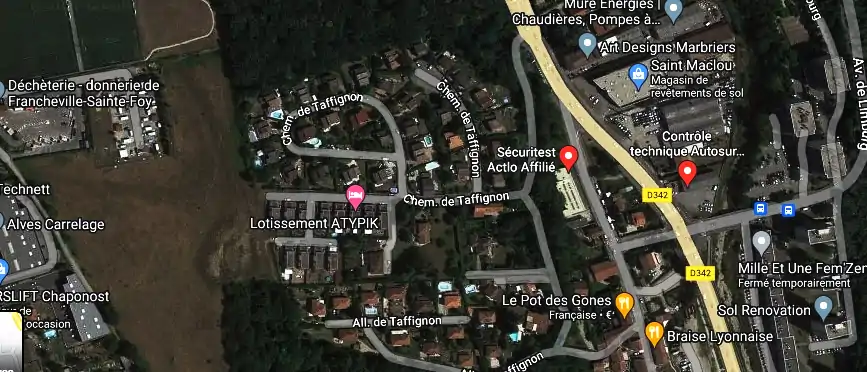 Prix contrôle technique à Sainte-Foy-lès-Lyon