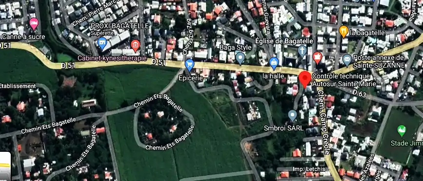 Prix contrôle technique à Sainte-Marie, Ravine Les Chèvres - Les Bas, Ste marie - reunion 97438, La Réunion