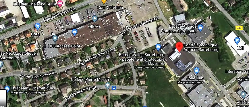 Prix contrôle technique à Sarrebourg
