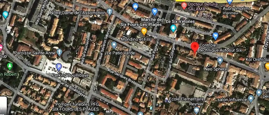 Prix contrôle technique à Six-Fours-les-Plages