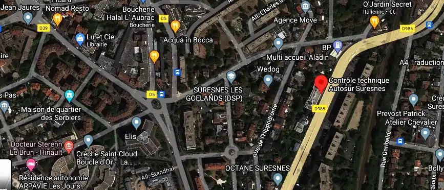 Prix contrôle technique à Suresnes