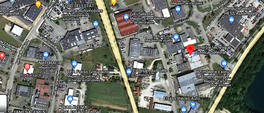 Prix contrôle technique à Sélestat