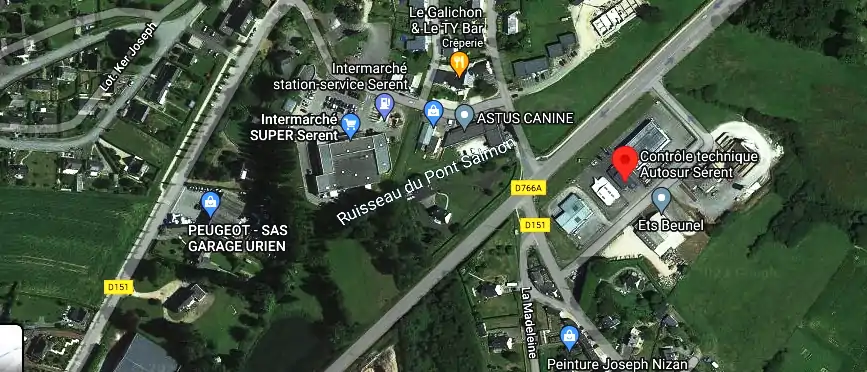 Prix contrôle technique à Sérent