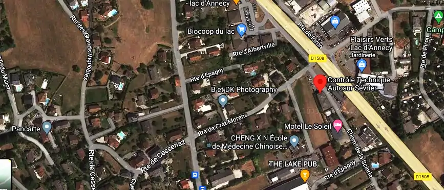 Prix contrôle technique à Sévrier