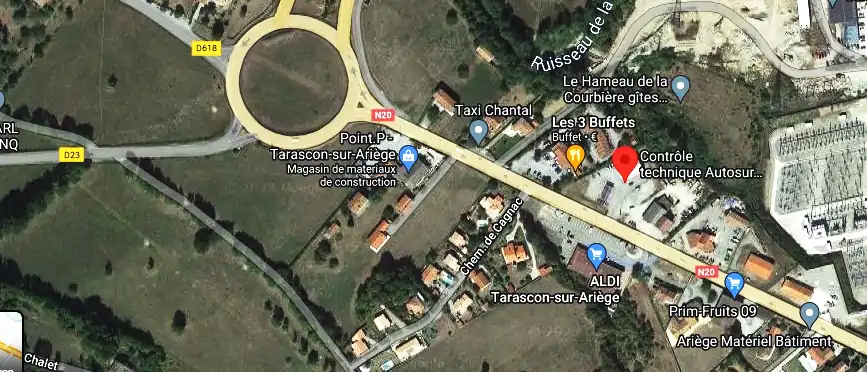 Prix contrôle technique à Tarascon-sur-Ariège